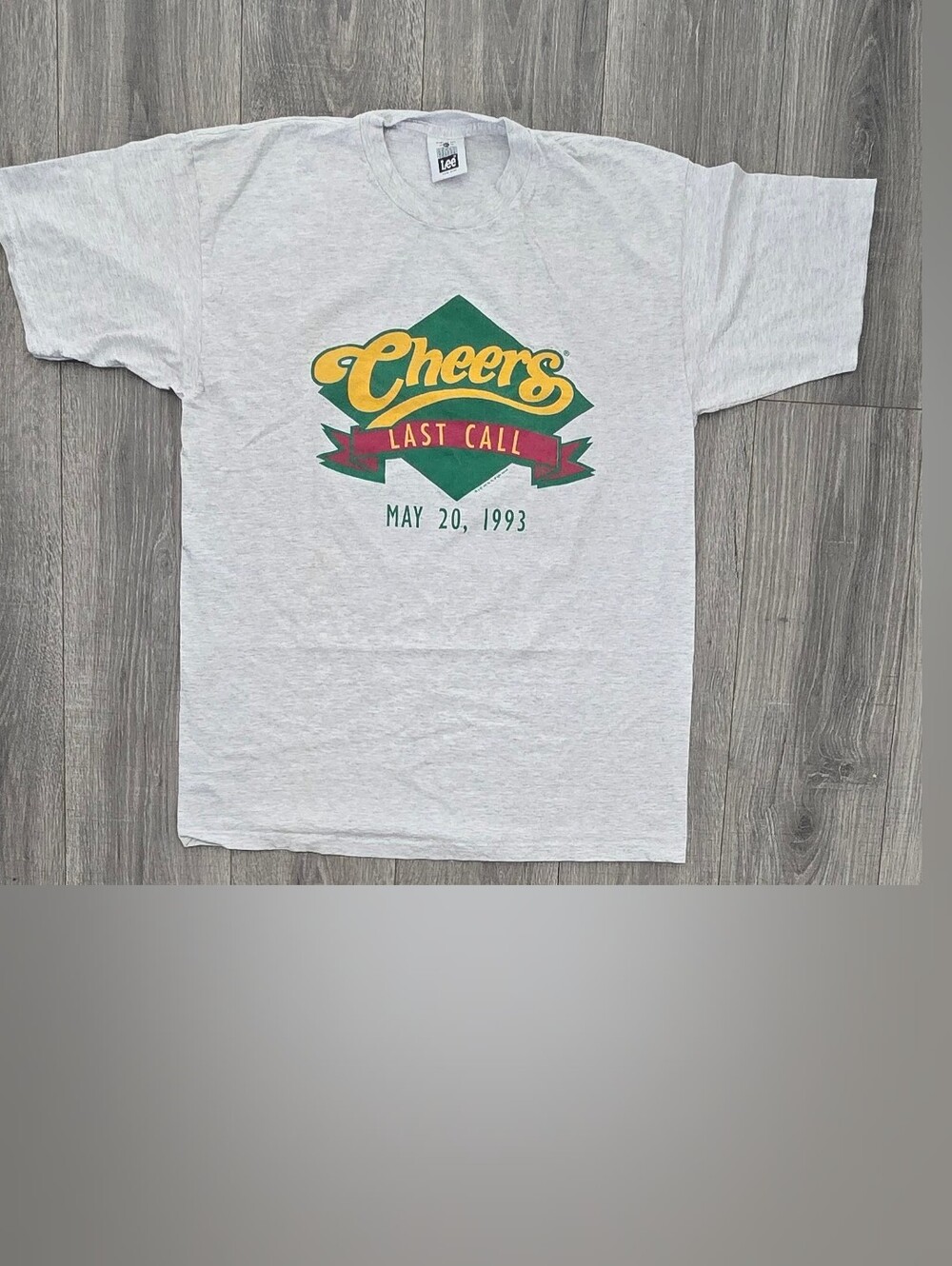 Vintage 1993 Cheers Last Call TV Finale T Shirt Lee USA XL May 20 Promo